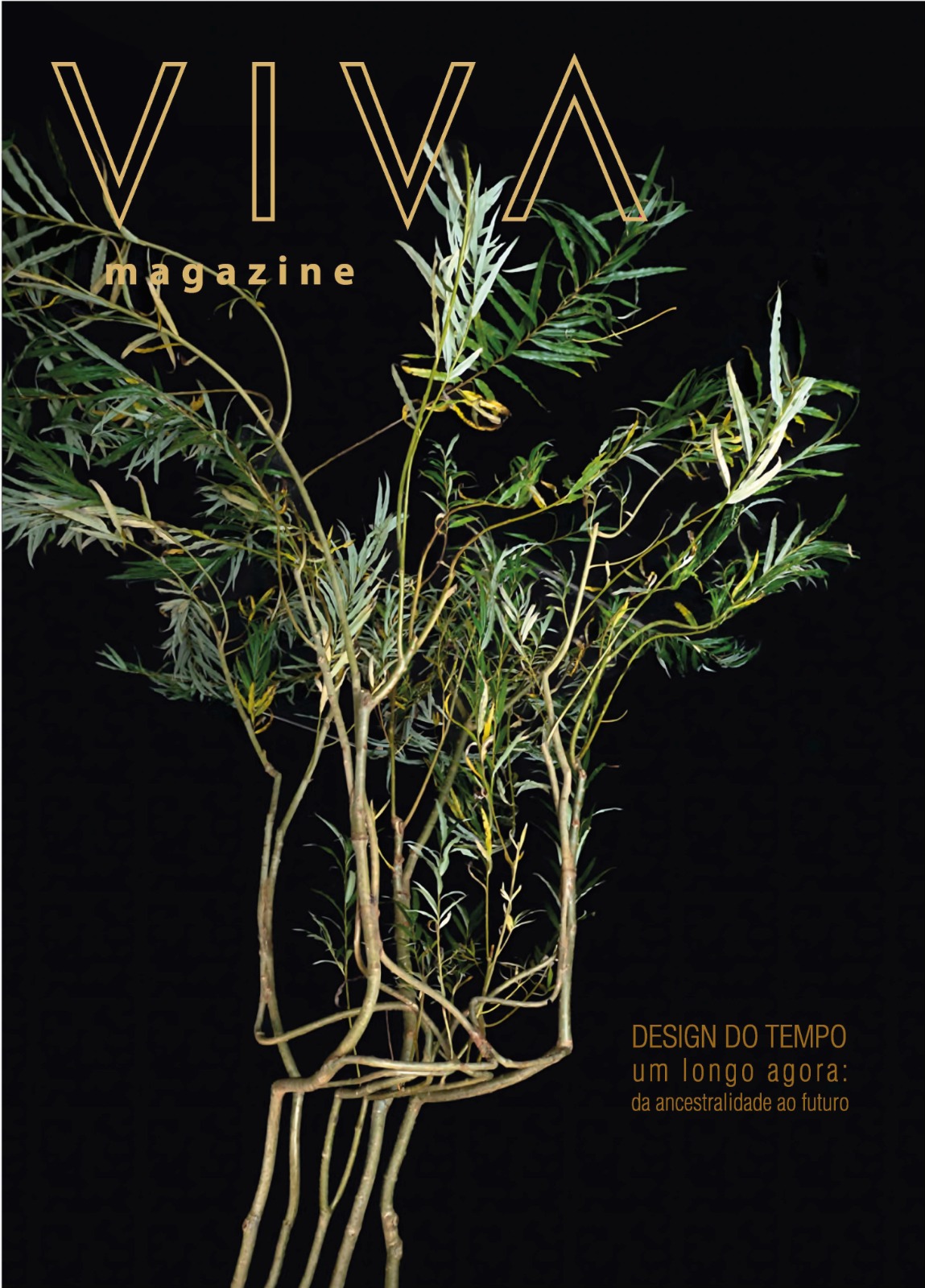 Capa Viva Magazine 2º edição - Design do Tempo um longo agora: da ancestralidade ao futuro